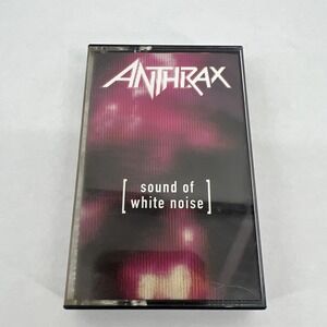 Vintage 1993 Anthrax Sound White Noise Heavy Trash Metal Cassette Tape Tested
